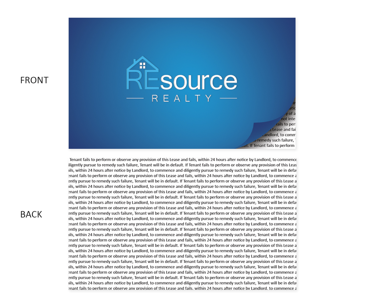 Business Card Design by Christina Smith for REsource Realty | Design #2096441