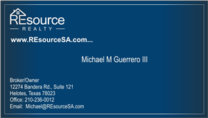 Business Card Design by OP for REsource Realty | Design #2102105