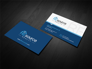 Business Card Design by diRtY.EMM for REsource Realty | Design: #2100167