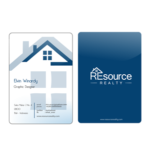 Business Card Design by El Graphica for REsource Realty | Design: #2100853
