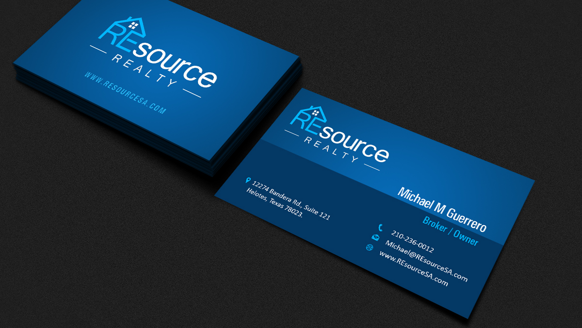 Business Card Design by Owaisias for REsource Realty | Design: #2101525