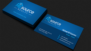 Business Card Design by Owaisias for REsource Realty | Design: #2101525