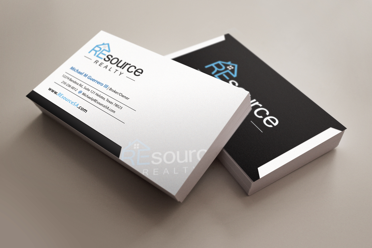 Business Card Design by bachir7 for REsource Realty | Design #2099978
