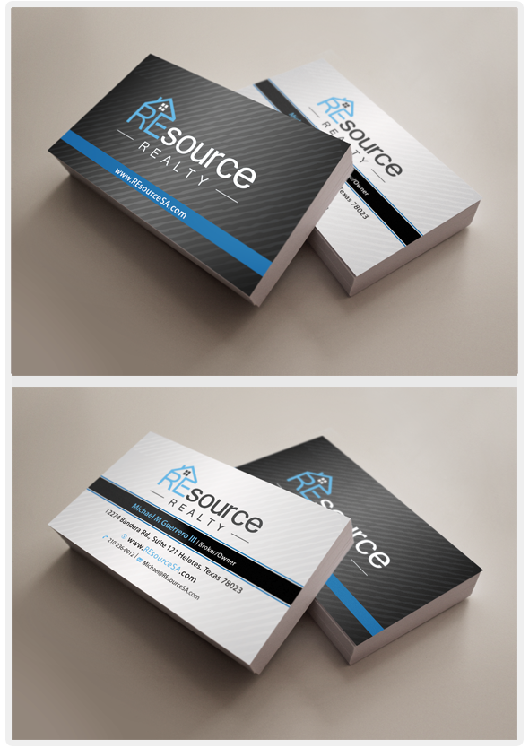 Business Card Design by bachir7 for REsource Realty | Design #2103295