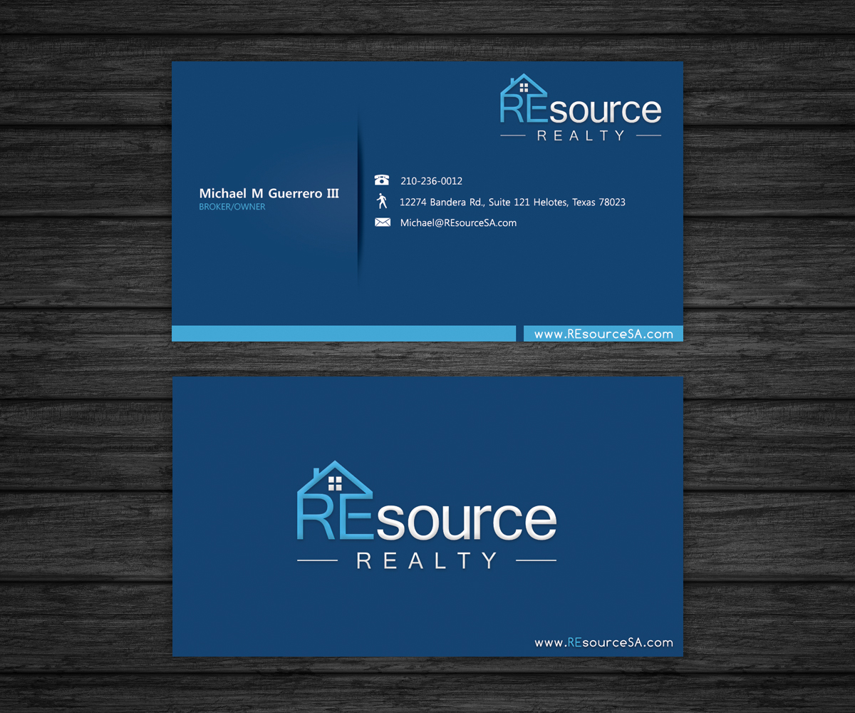 Business Card Design by FutureDesigne for REsource Realty | Design #2104044
