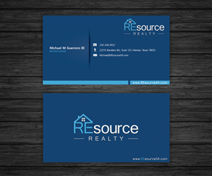 Business Card Design by FutureDesigne for REsource Realty | Design #2104044