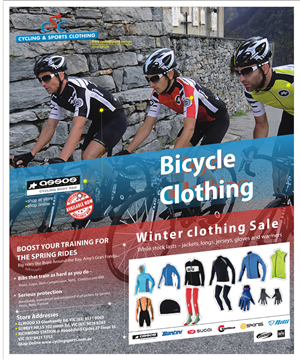 Advertisement Design by The Creative Birds for Cycling & Sports Clothing | Design: #2103177