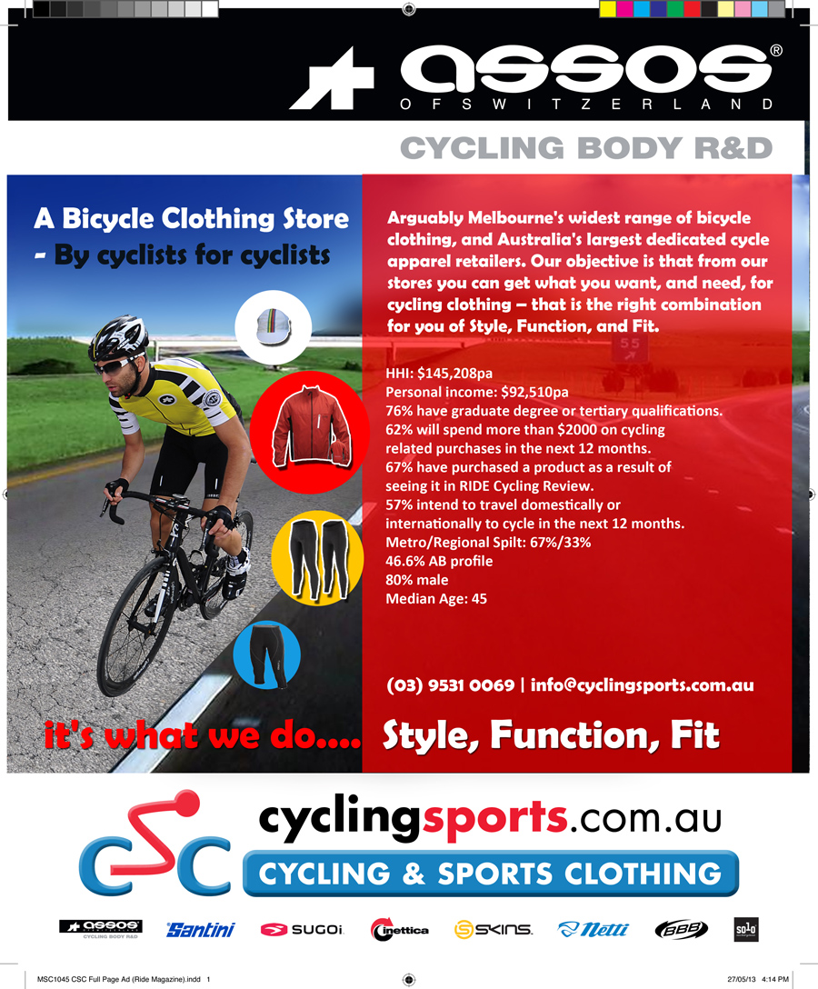 Advertisement Design by uk for Cycling & Sports Clothing | Design #2100633