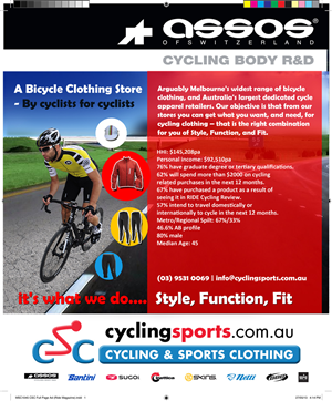 Advertisement Design by uk for Cycling & Sports Clothing | Design: #2100633