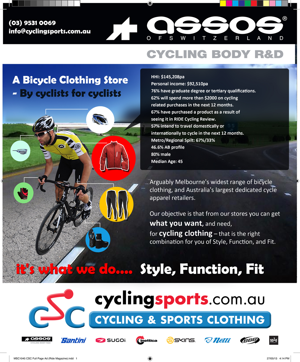 Advertisement Design by uk for Cycling & Sports Clothing | Design #2112817