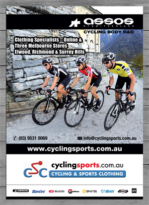 Ride Magazine - Full page Ad Cycling Clothing | Advertisement Design by Sbss