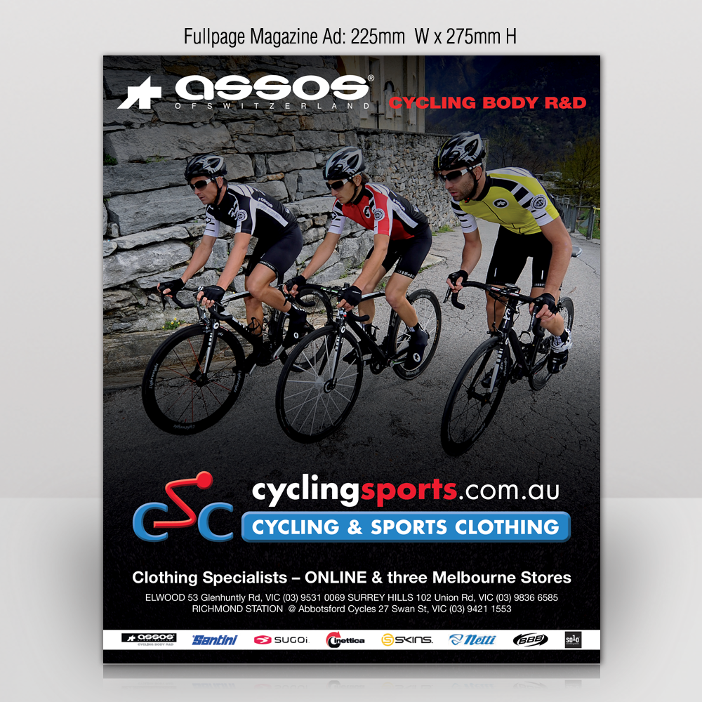 Advertisement Design by Mon01 for Cycling & Sports Clothing | Design #2114593