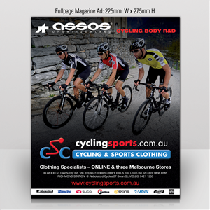 Advertisement Design by Mon01 for Cycling & Sports Clothing | Design: #2114597