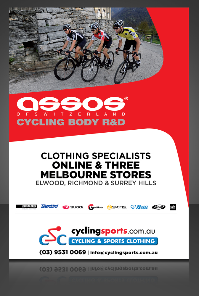 Advertisement Design by jgeoinbox for Cycling & Sports Clothing | Design #2098308
