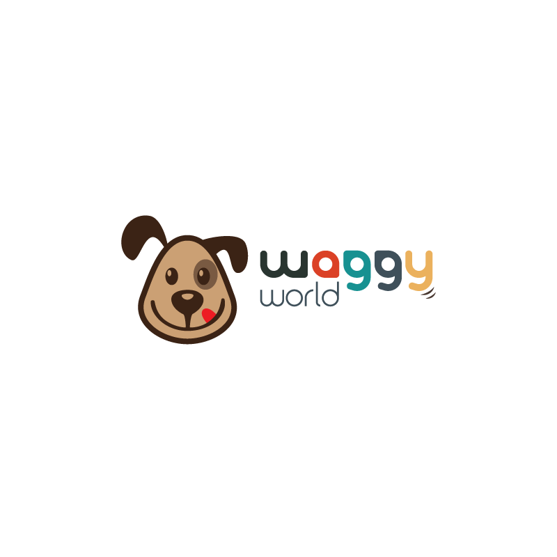 Playful, Colorful, Painting Logo Design for Waggy World by madartnyc ...