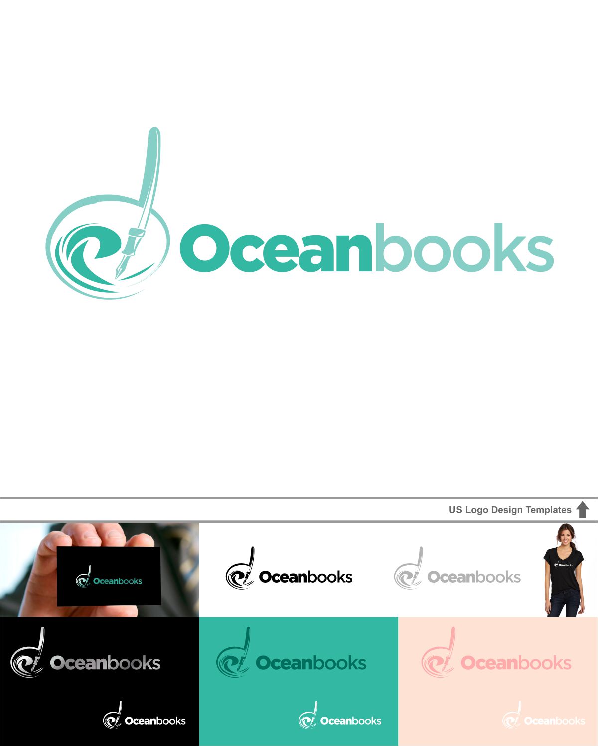 Logo-Design von DesignMX (Renan Mejia) für Oceanbooks Ltd | Design #9627058