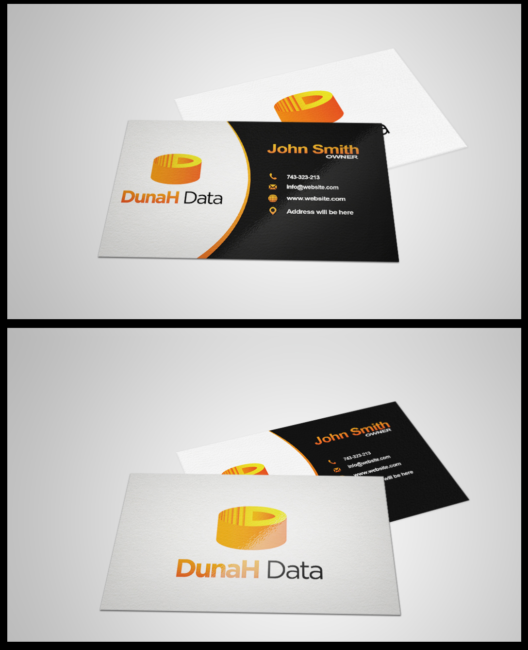 Business Card Design by biili for DunaH Data | Design #2216041