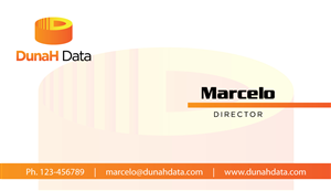Business Card Design by larismanis for DunaH Data | Design: #2203869