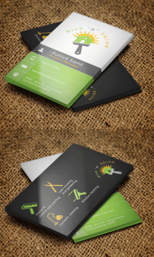 Business Card Design by Riz' for Rise "n" Shine | Design: #9639782