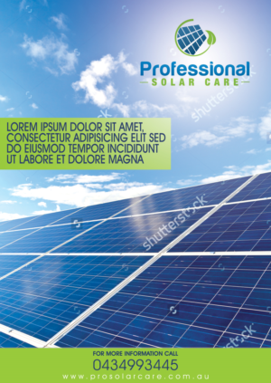 Design de Flyer par leuchi pour Professional Solar Care | Design : #9730751