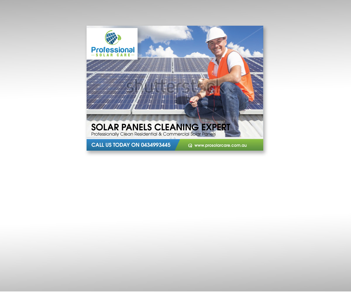 Flyer Design by elizsky for Professional Solar Care | Design #9697231