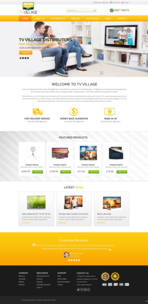 Web Design by pb for TV Village Ltd | Design: #9655732