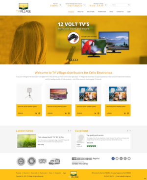 Web Design by pb for TV Village Ltd | Design: #9655735