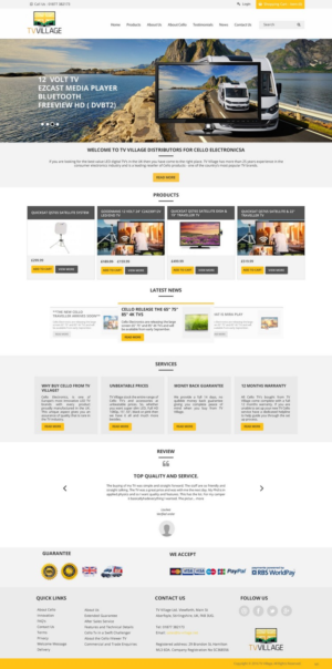 Web Design by pb for TV Village Ltd | Design: #9670328