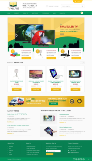 Web Design by pb for TV Village Ltd | Design: #9672200