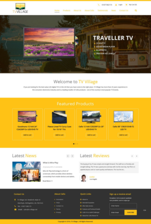 Web Design by pb for TV Village Ltd | Design: #9672202