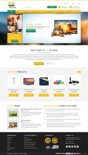Web Design by pb for TV Village Ltd | Design: #9672203