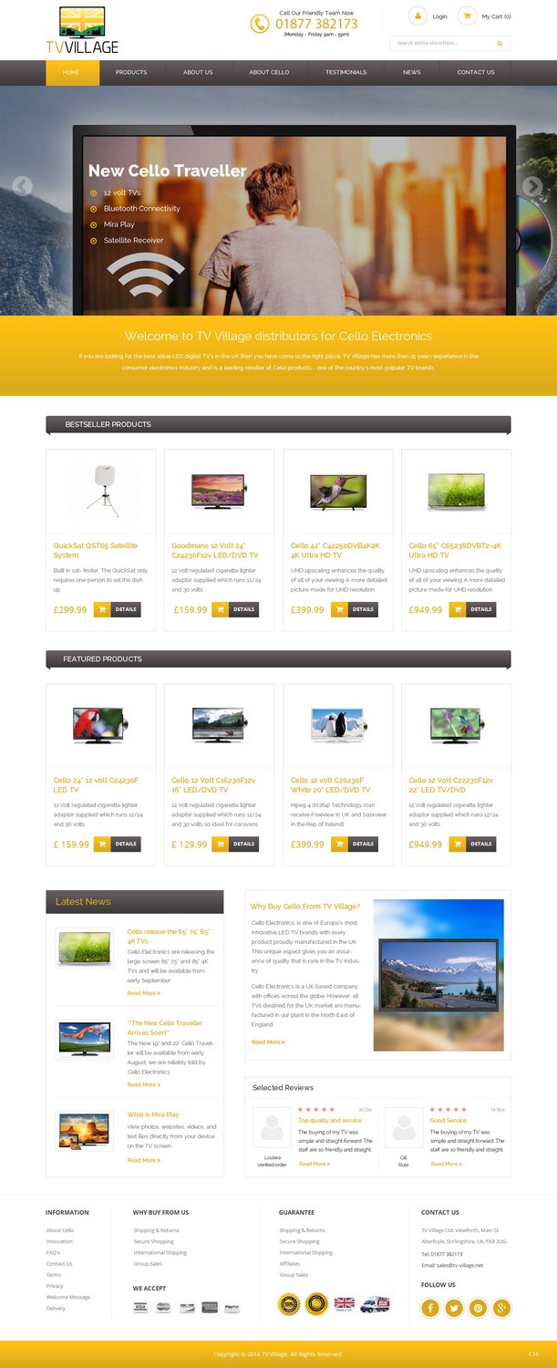 Web Design by pb for TV Village Ltd | Design #9672206