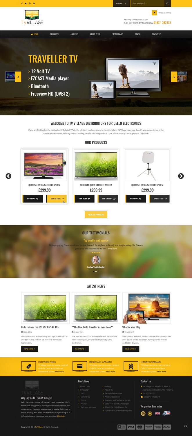 Web Design by pb for TV Village Ltd | Design #9672214