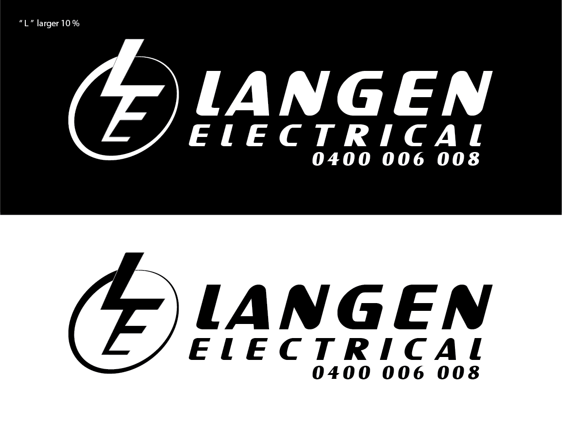 Logo Design by ylber qerkini for Langen Electrical | Design: #9781316