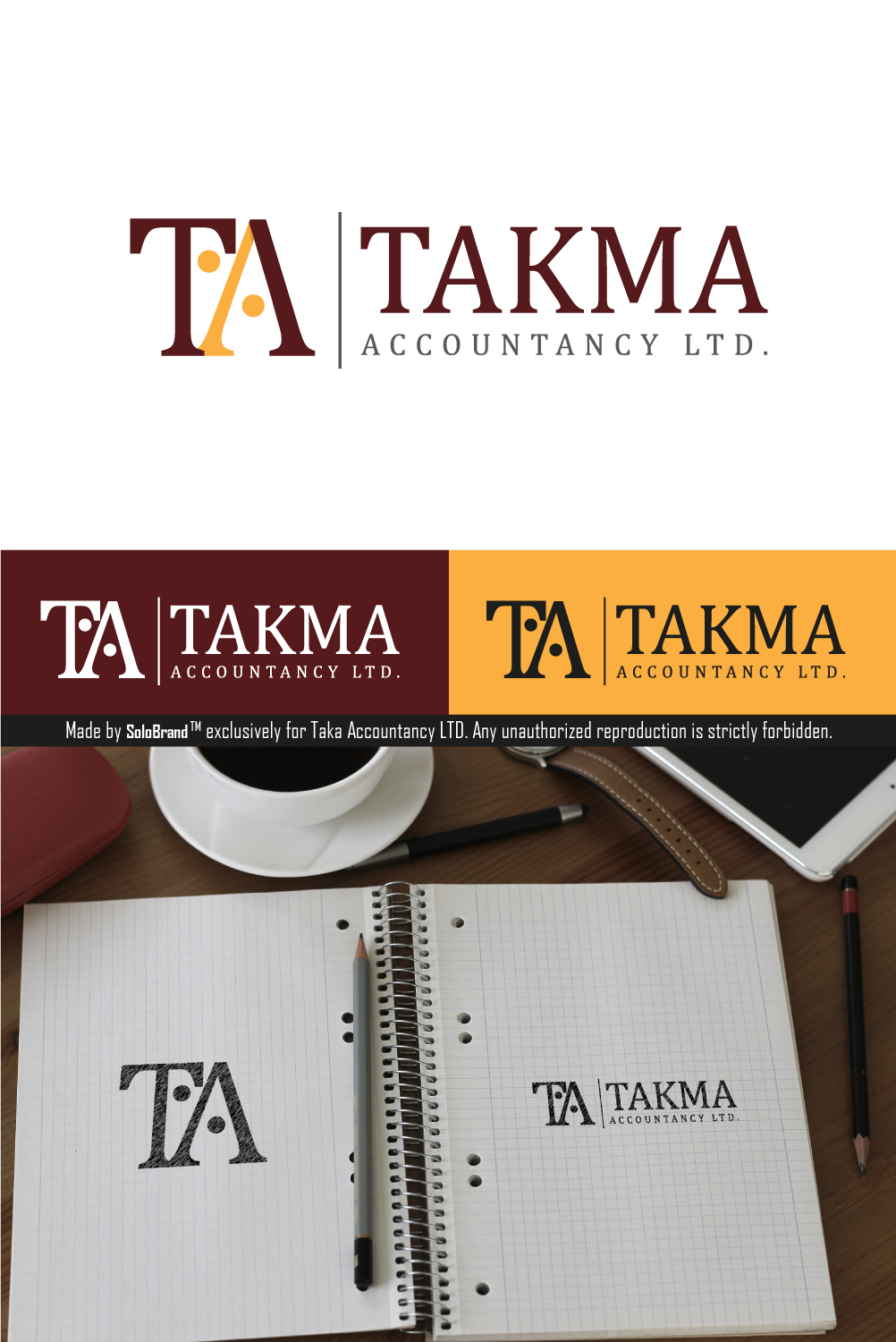 Diseño de Logo por Solo Brand para TAKMA ACCOUNTANCY LTD | Diseño #9701083