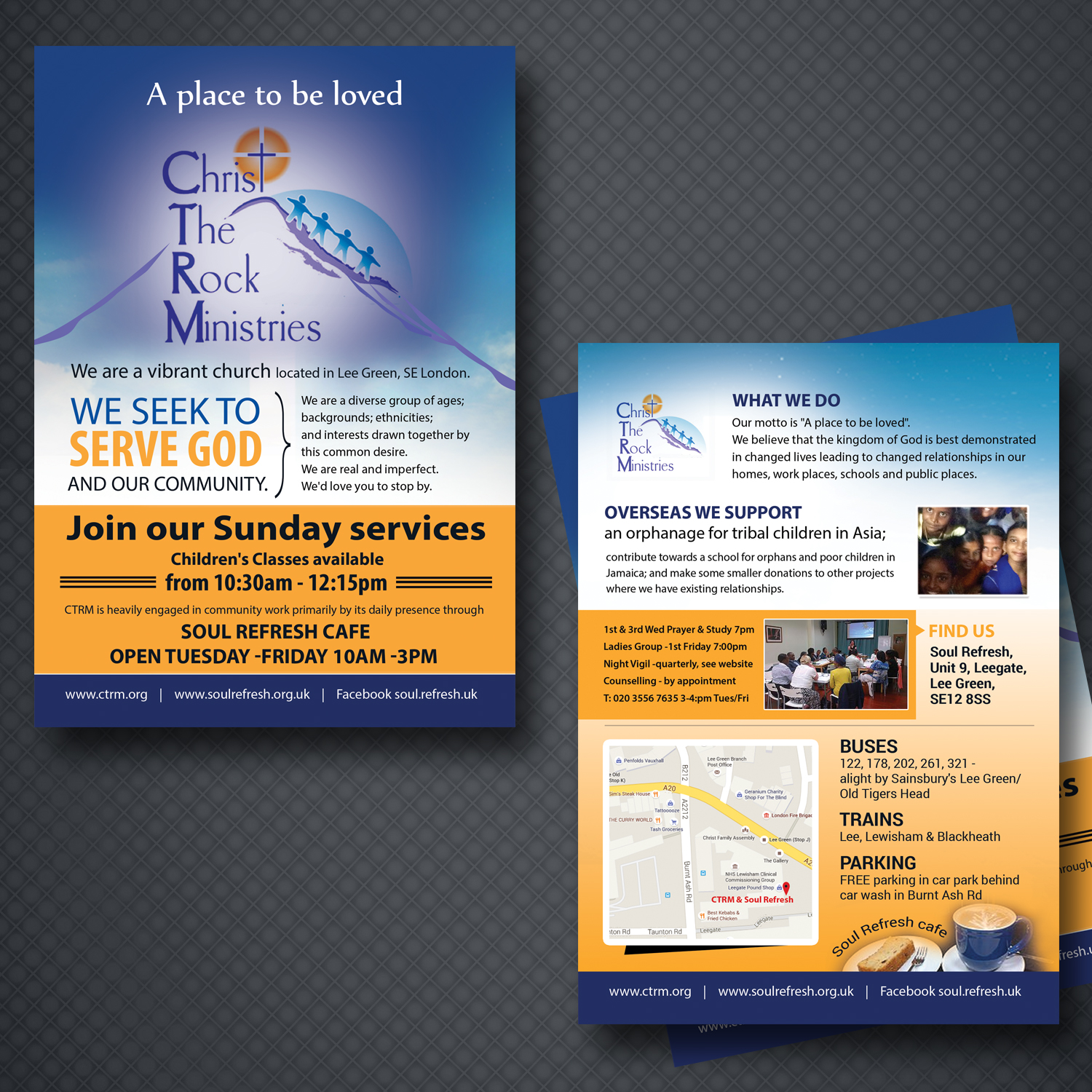 Design de Brochure par uk pour Christ the Rock Ministries | Design #9798736