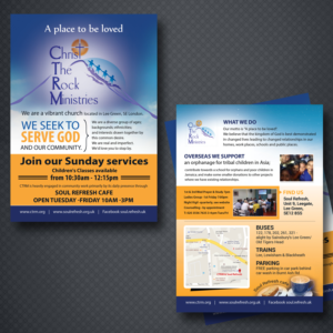 Brochure Design by uk for Christ the Rock Ministries | Design: #9798736