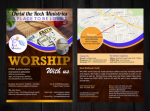 Brochure Design by creative.bugs for Christ the Rock Ministries | Design: #9792451