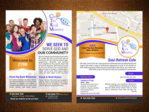 Brochure Design by creative.bugs for Christ the Rock Ministries | Design: #9800119