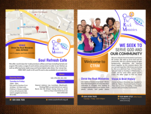 Design de Brochure par creative.bugs pour Christ the Rock Ministries | Design : #9820017