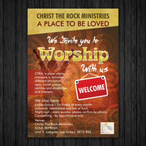 Brochure Design by ecorokerz for Christ the Rock Ministries | Design #9675034