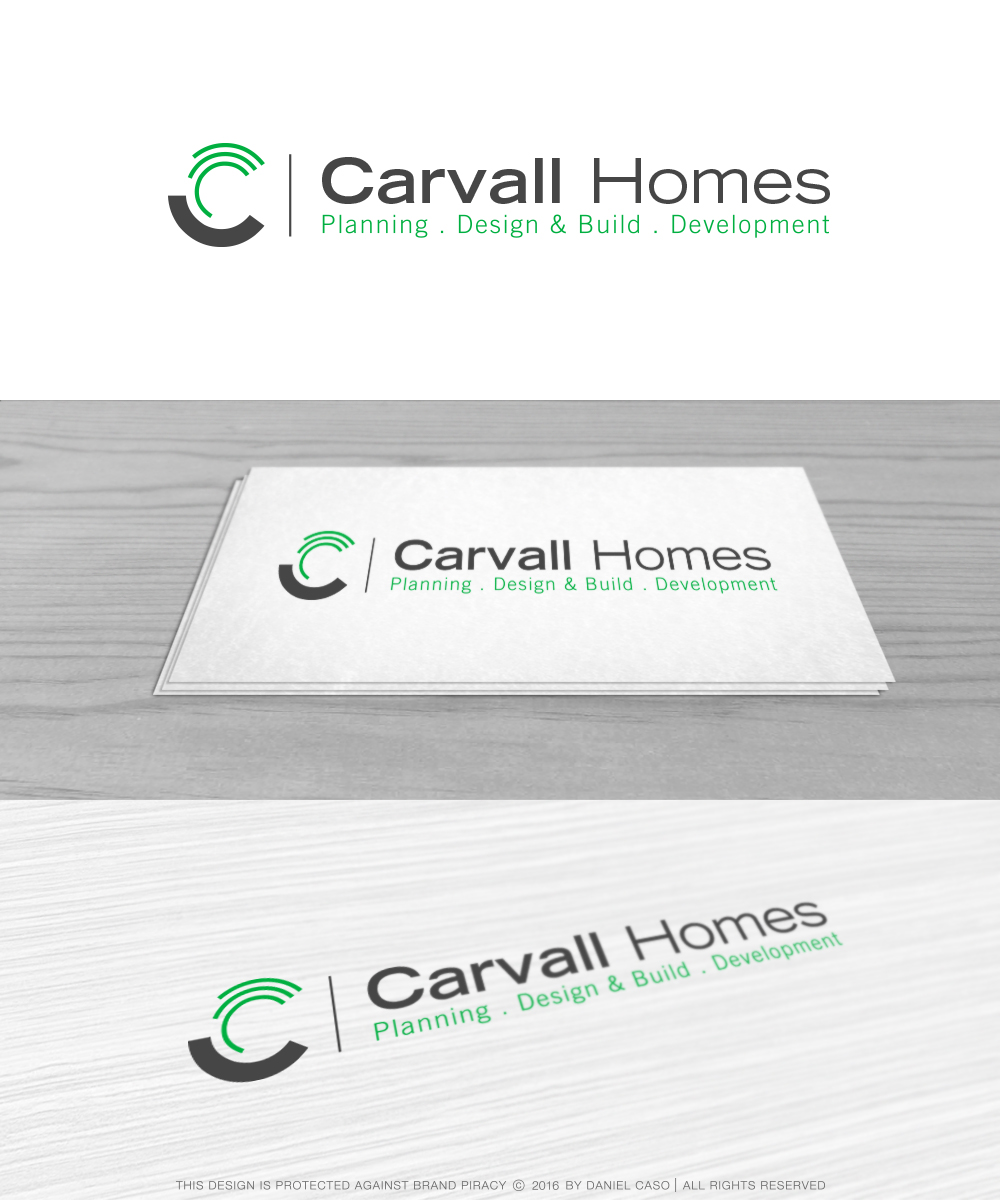 Logo Design by Daniel Caso Design for Carvall Homes | Design #9631106