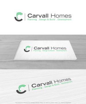 Logo Design by Daniel Caso Design for Carvall Homes | Design: #9631106