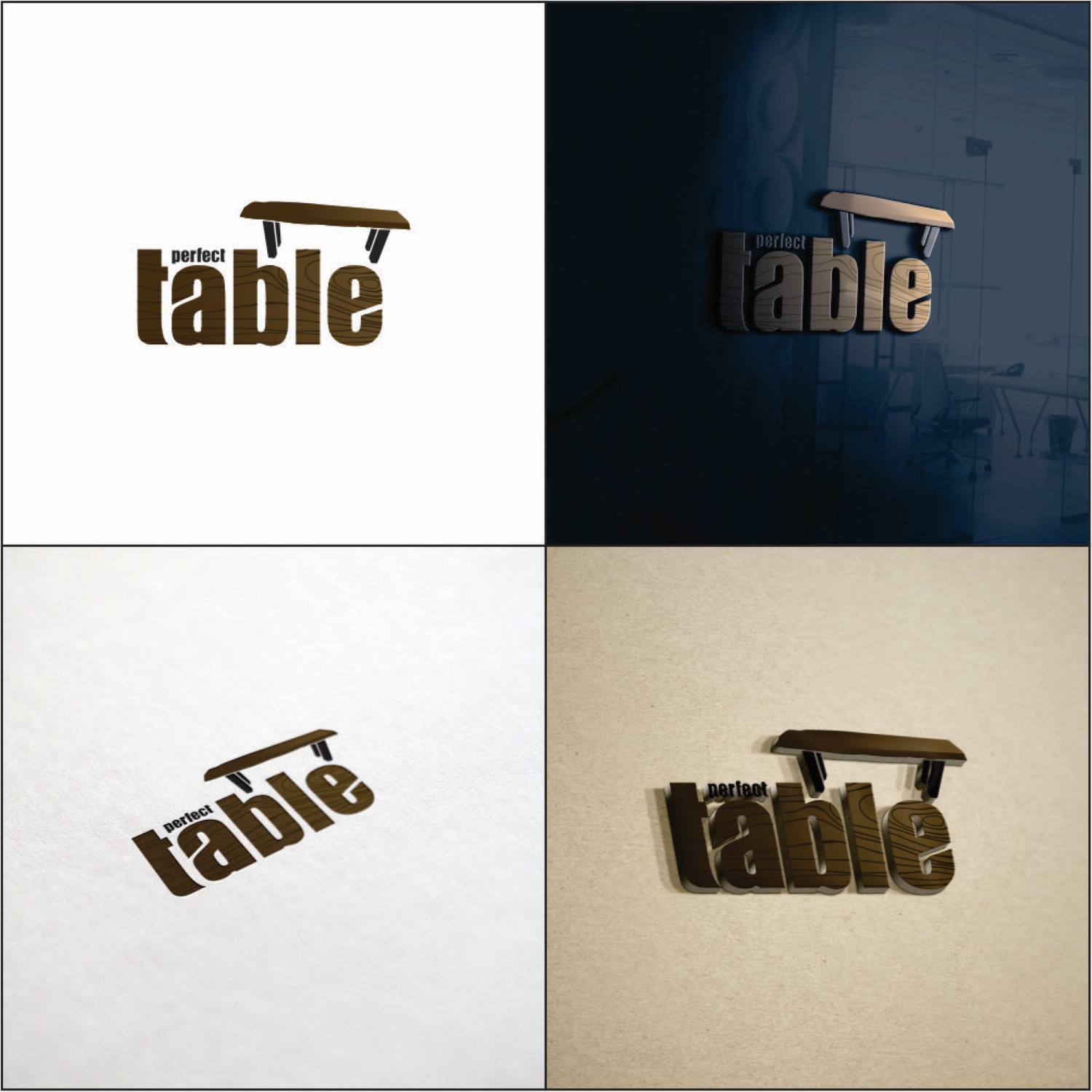 Logo Design by DG for T and T Tables | Design #9756895