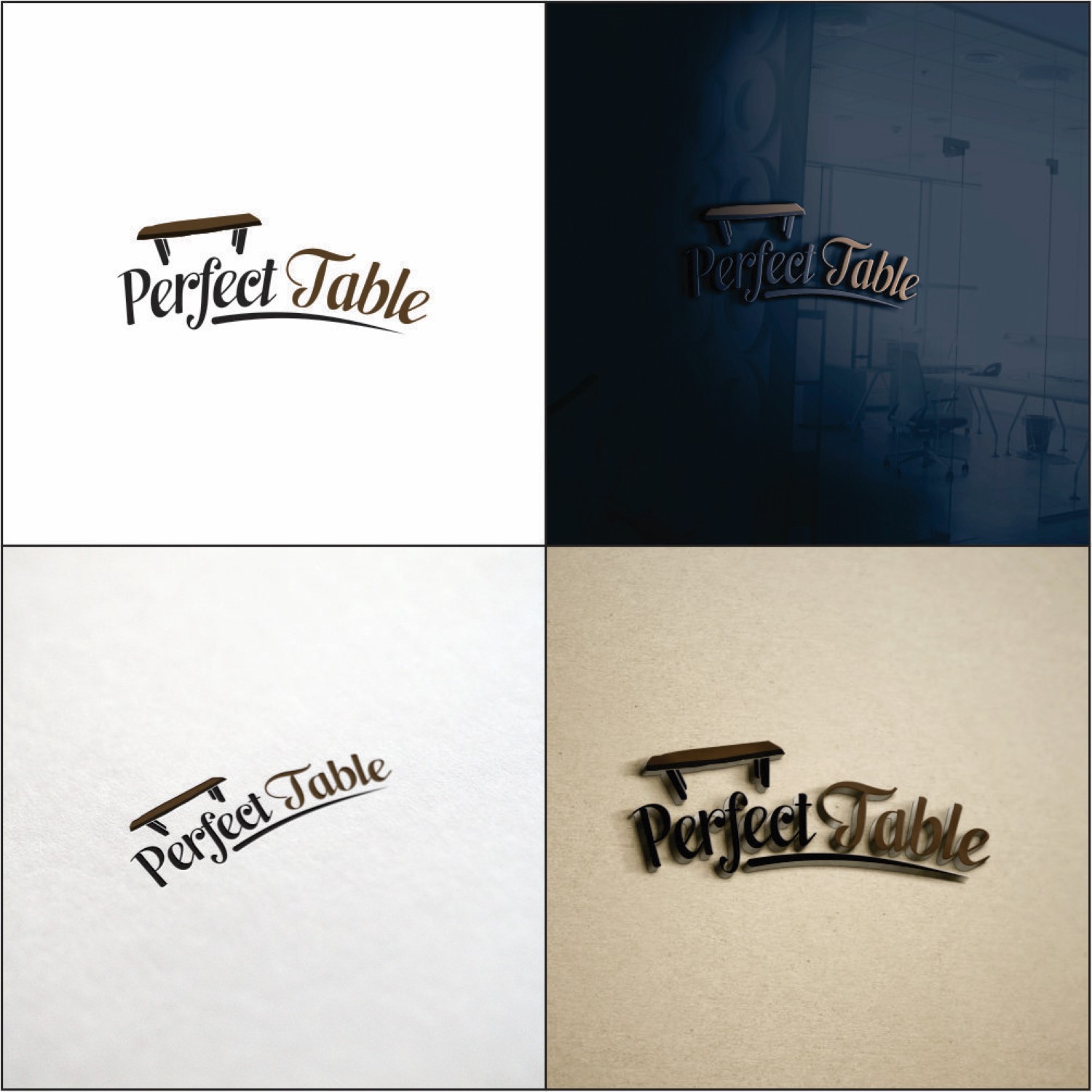 Logo Design by DG for T and T Tables | Design #9756896