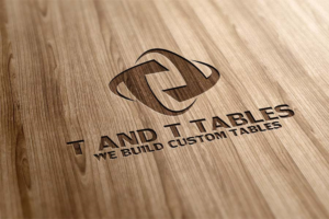 Logo Design by 3Dimensional for T and T Tables | Design #9765998