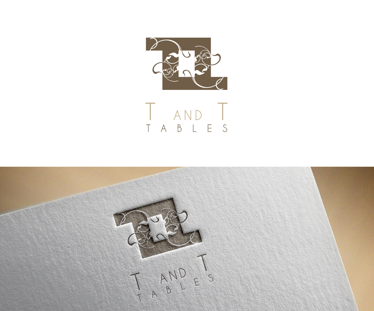 Logo-Design von Zane_Graph_Design für T and T Tables | Design #9720251