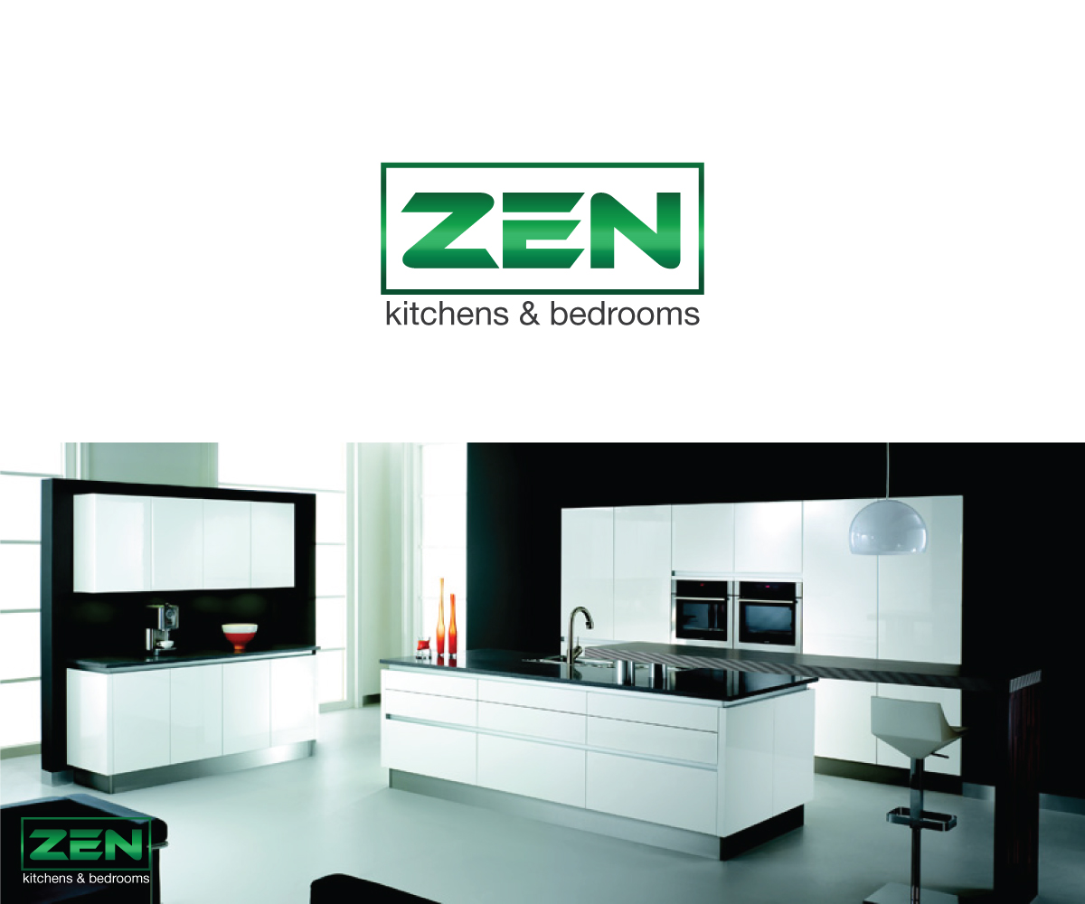 Diseño de Logo por alvflamehaze para Zen kitchens & bedrooms | Diseño #9840119