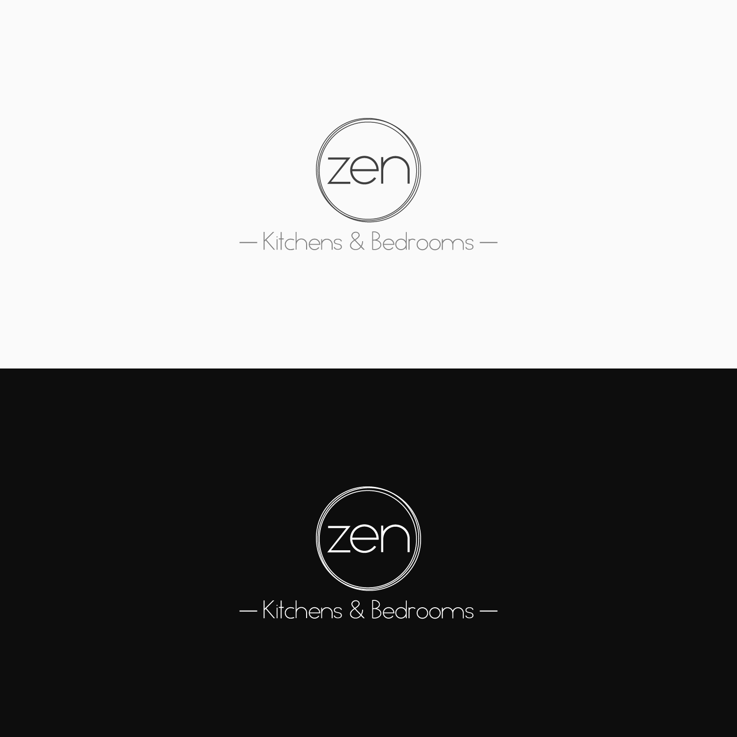 Diseño de Logo por andyxz24 para Zen kitchens & bedrooms | Diseño #9793990