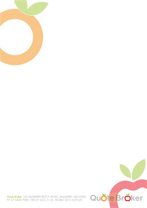 Letterhead Design by Aji for quote broker | Design: #428859